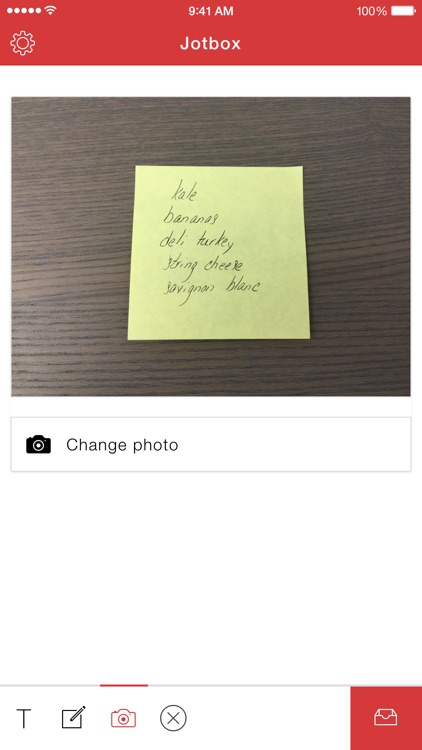 Jotbox - Send quick notes to your inbox