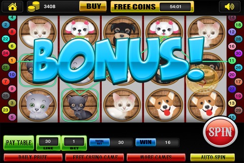 AAA Lucky Pet Vacation Slots Party - Win Top Jackpots Casino screenshot 4