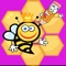 Cartoon Bees Coloring Book for Child