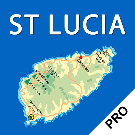 St Lucia Island Offline Travel Guide icon