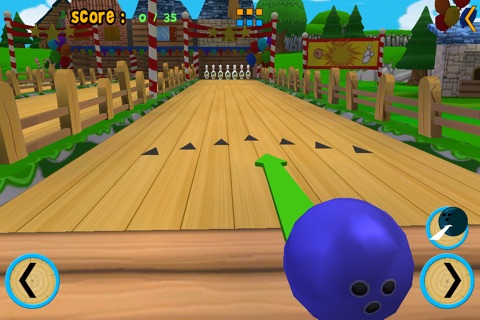 jungle animals and bowling for kids - no ads screenshot 2