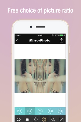 Mirror Photo-reflection photos and photo collage screenshot 4