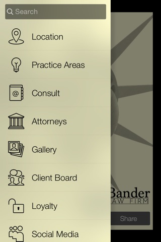 Bander Law Firm screenshot 2