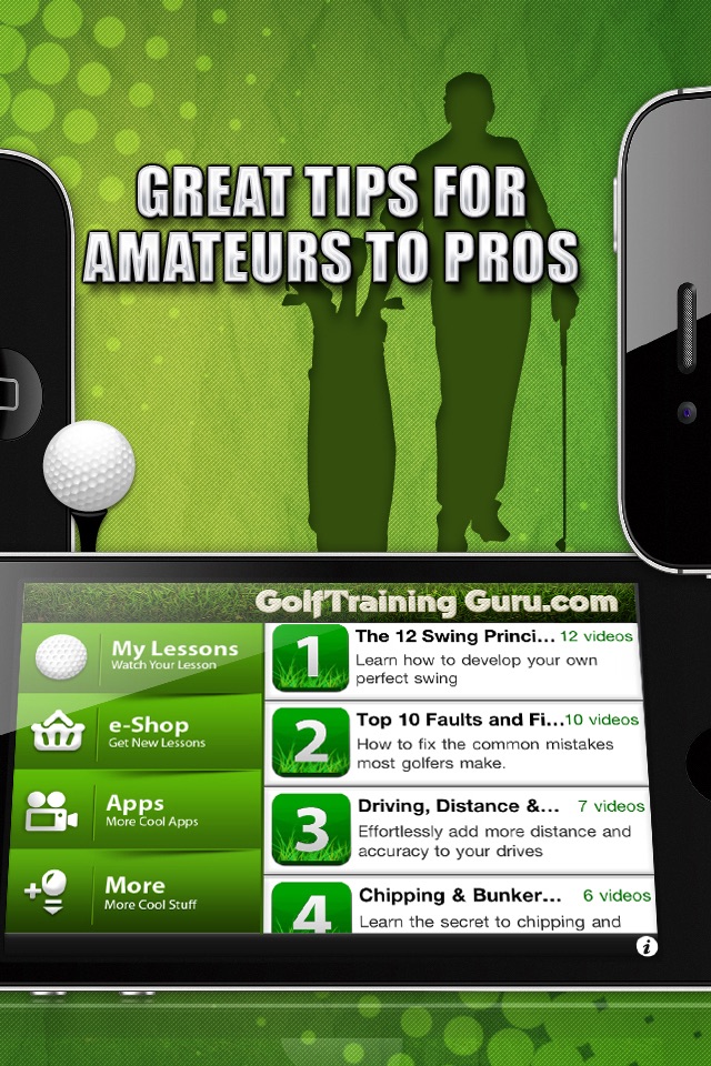 Golf Swing Coach HD FREE - Tips to improve putting, drive, tee-off, time screenshot 3