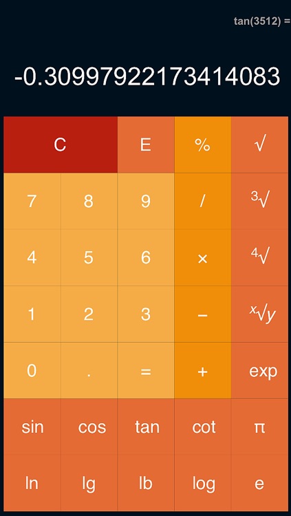 Calculator : Scientific & Percentage & Flat Design screenshot-3