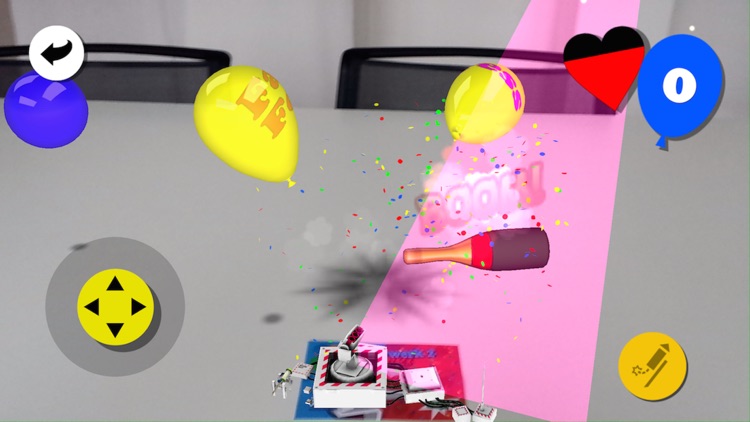 Table Firework 2: Balloon Attack screenshot-3