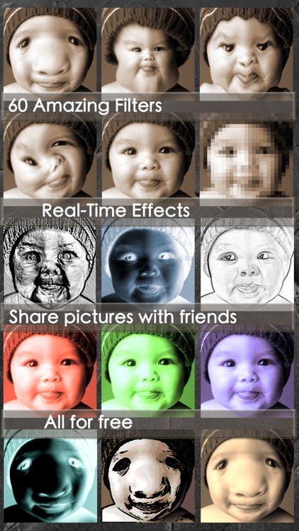 Funny Camera - Free photo booth effects live on camera+ pic editor +picture collage + cool photo effects