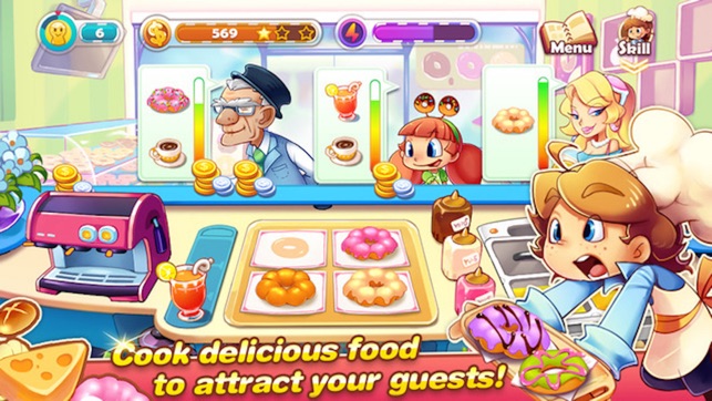 Cooking Dash  - Donut and ice cream maker, Fast Food Shop & (圖4)-速報App