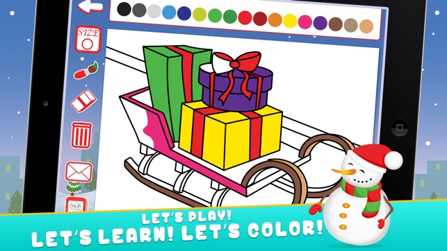 Christmas Coloring Book for Kids Free(圖2)-速報App