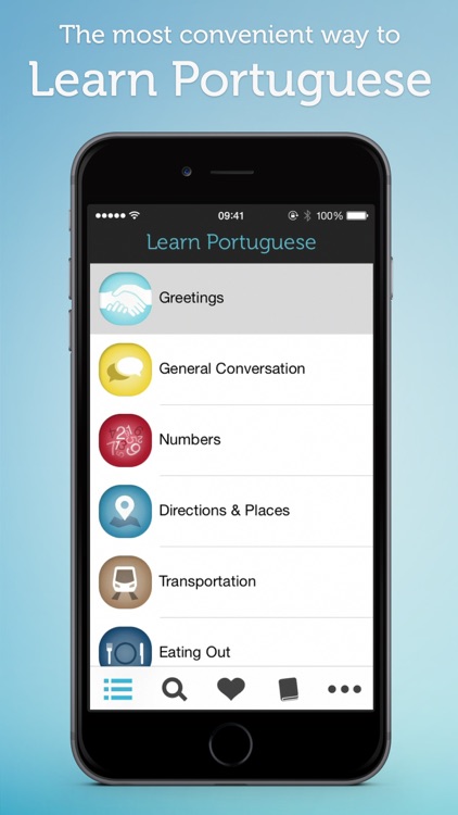 Learn Portuguese - Phrasebook for Travel in Portugal, Lisbon, Algarve, Porto, Sintra screenshot-0