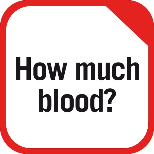 How Much Blood icon