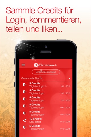 gutscheinbunny.de - kostenlose Gutschein App findet Gutscheine für jeden Online-Shop screenshot 3