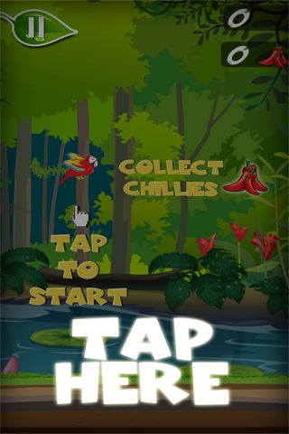 The Flappy Happy Parrot : Awesome bird  Game against gravity beyond the possiblities screenshot 2