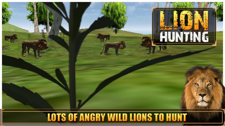 Wild Angry Safari Lion Jungle Sniper Hunting 3D Game