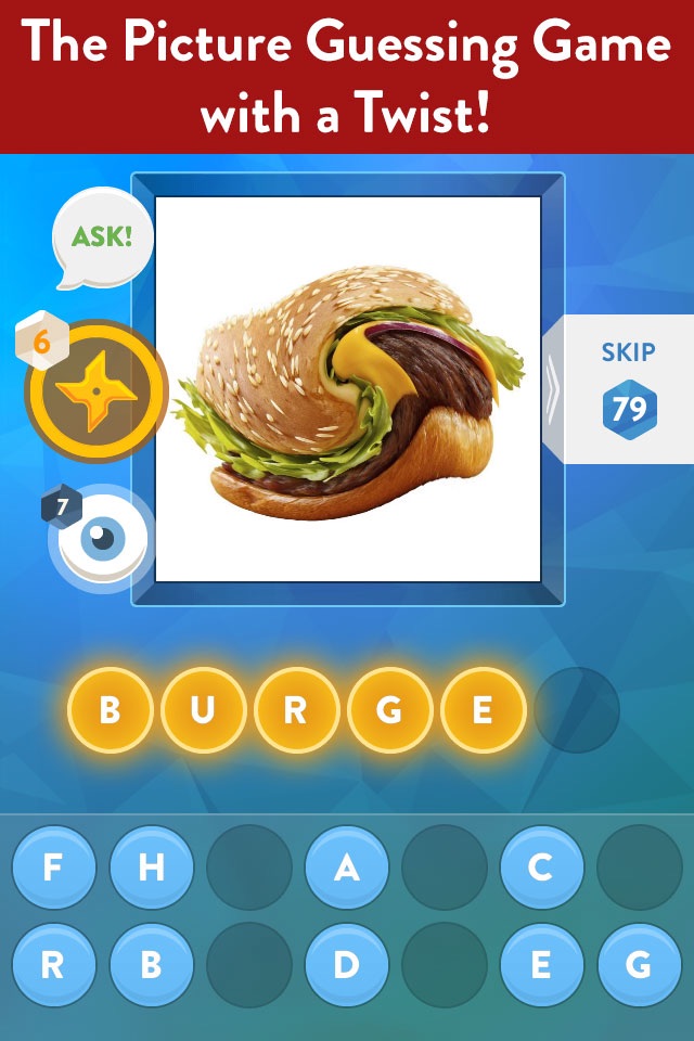 Swirly Pics Quiz - Free Word Game App screenshot 2