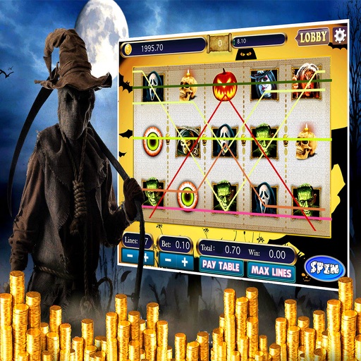 Halloween Slots Machine Icon