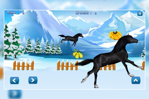 Horse Poney Wild Agility Race 2 : The winter icy mountain dangerous path - Free screenshot 2