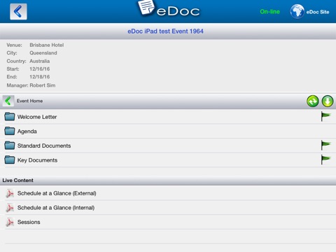 eDoc Events screenshot 2