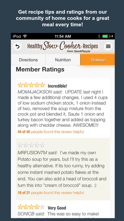 Healthy Slow Cooker Recipes from SparkPeople screenshot-4