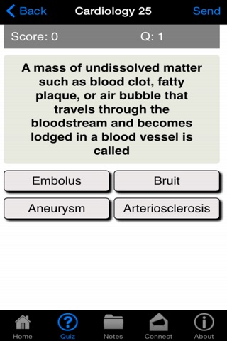 10 Learning Medical Quizzes - Suite 1 screenshot 3
