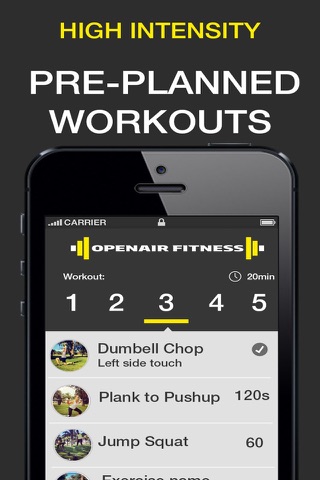 Openair Fitness - AFL Workout screenshot 3