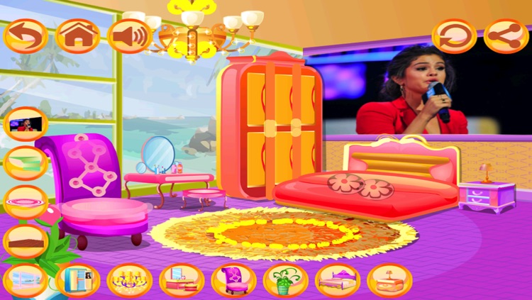 Celebrity BedRoom Special Decoration-Girls Game screenshot-4