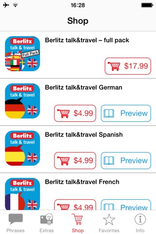 Talk&Travel Berlitz – the offline phrase books with audio. screenshot 2