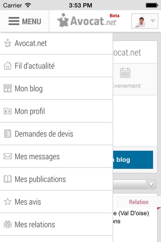 Avocat.net screenshot 3