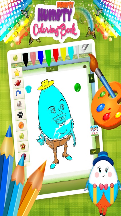 Humpty Dumpty Coloring Book For Kids screenshot-3