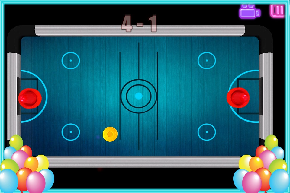Crazy Air Hockey – Ultimate multi-touch table hockey & smash and hit game screenshot 3