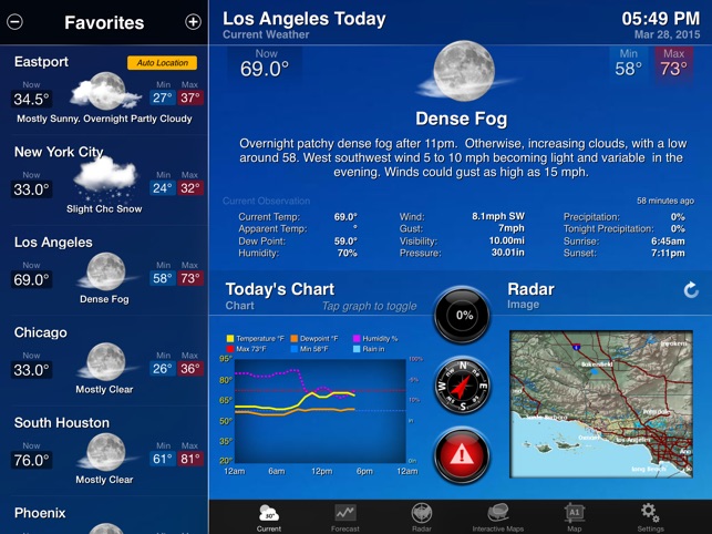 NOAA Weather and Radar for iPad(圖1)-速報App