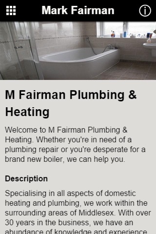 M Fairman Plumbing & Heating screenshot 2