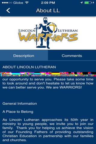 Lincoln Lutheran School screenshot 2