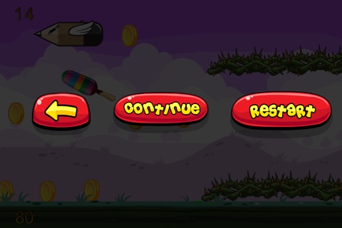 A Mad Flappy King Bird Vs Insane Flying Pencils! An Epic Air Battle Face-Off! - Free screenshot 4