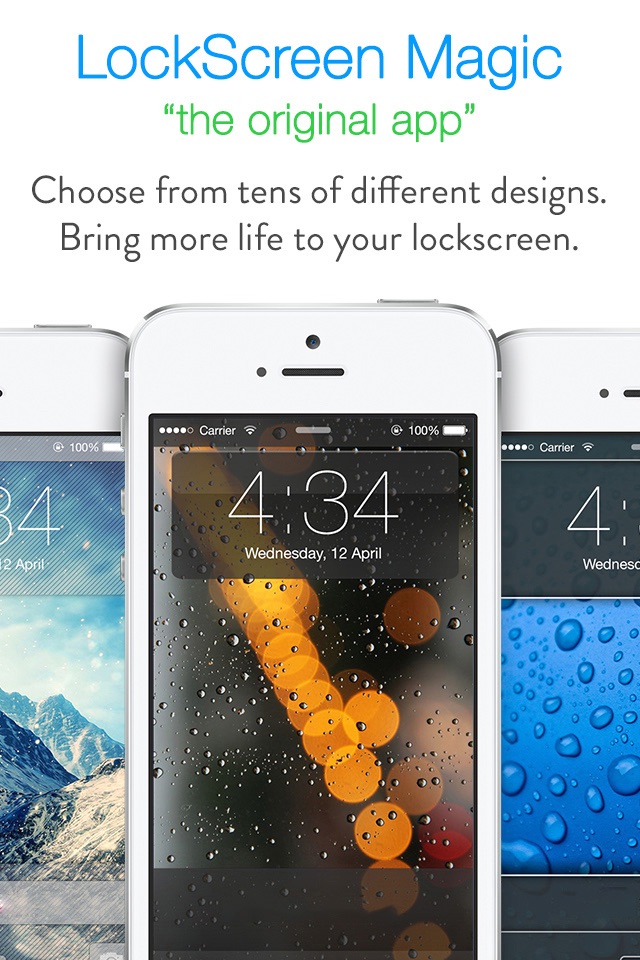 LockScreen Magic for iOS8 : Custom Themes, Backgrounds and Wallpapers for Lock Screen screenshot 2