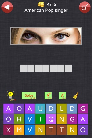 Celeb Eyes Quiz -  Guess who's the Celebrity Icon Photo Trivia IQ Test screenshot 2