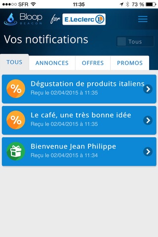 Bloop Beacon for E.Leclerc screenshot 3