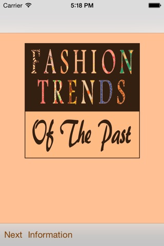 Fashion Trends Of The Past screenshot 4