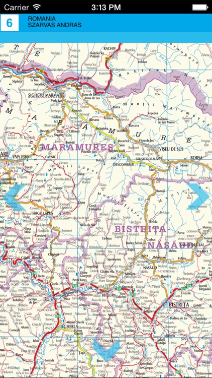 Romania. Tourist Map