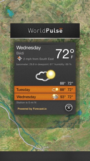 WorldPulse Earth Weather Clouds & Temperature(圖1)-速報App