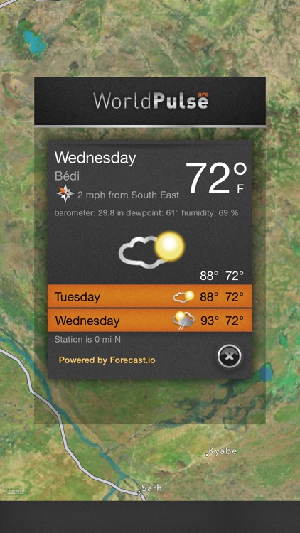 WorldPulse Earth Weather Clouds & Temperature