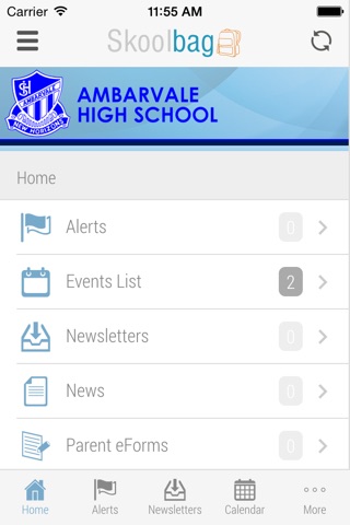 Ambarvale High School - Skoolbag screenshot 2