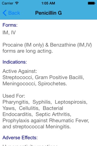 Antibiotics and Infections Free screenshot 3