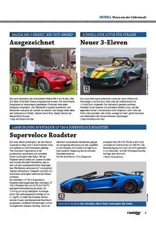 Roadster Magazin screenshot 2