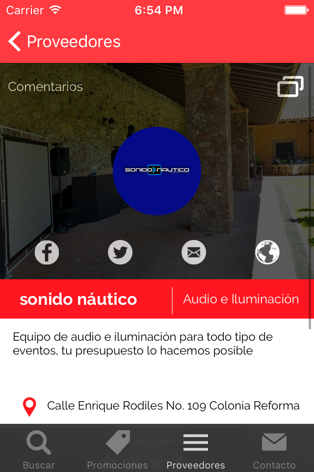 Fandango App Event Planner