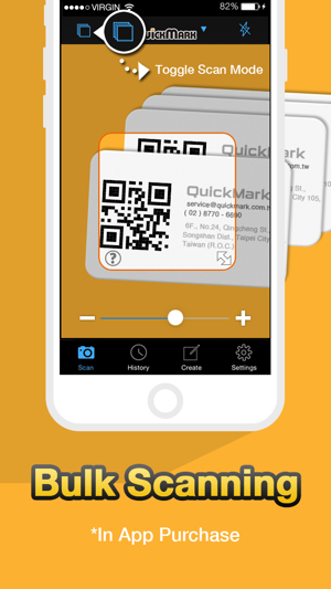 ‎Lector de códigos QR y de barras - QuickMark Screenshot
