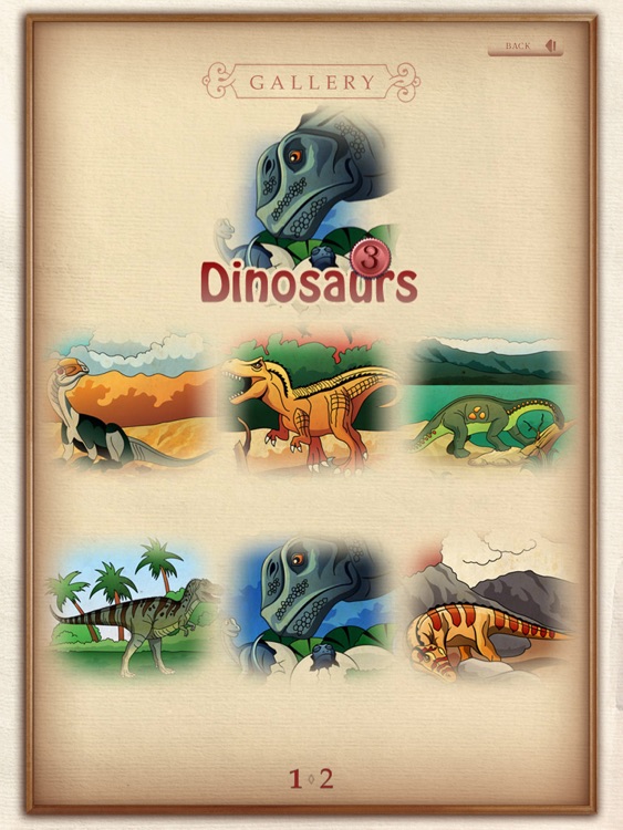 Coloring book. Dinosaurs