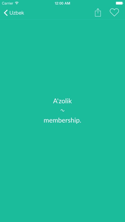 Uzbek-English Dictionary