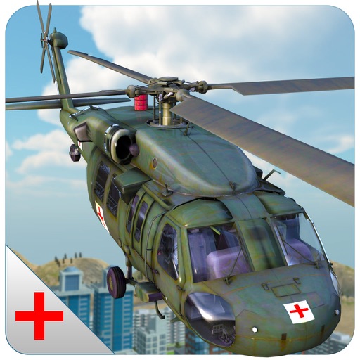 Army Helicopter Ambulance 3D – Apache Flight Simulator Game icon
