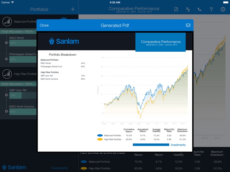 Sanlam Managed Risk Simulation Tool screenshot-3